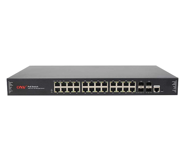 ONV POE33028PFM – 28-Port Full Gigabit Managed 24 PoE Switch - Image 3