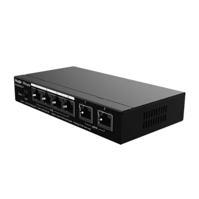 Ruijie RG-ES206GC-P, 6-Port Gigabit Smart Cloud Managed PoE Switch
