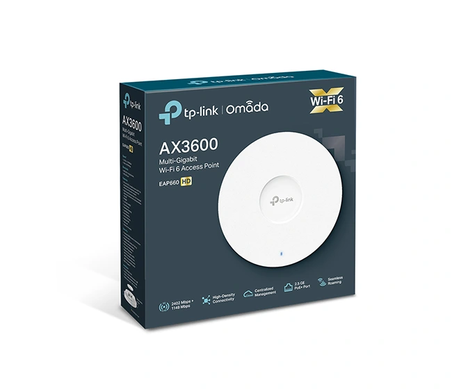 TP-Link AX3600 Wireless Dual Band Multi-Gigabit Ceiling Mount AP - EAP660 HD - Image 3