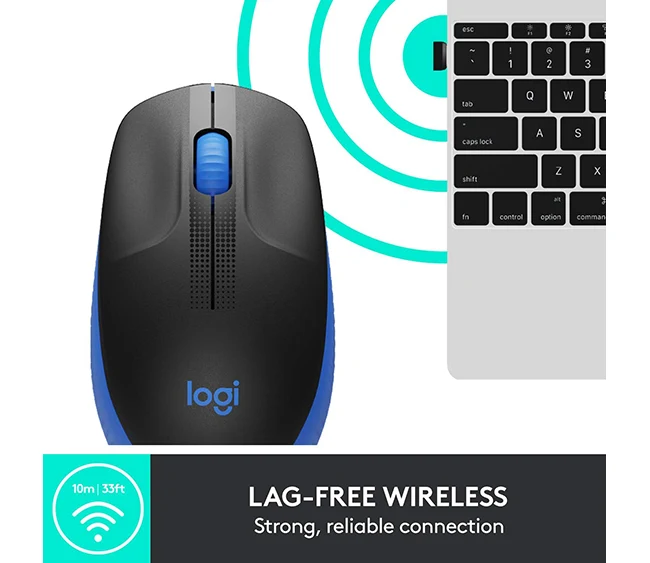 Logitech M191 Full-Size Wireless Mouse - Image 4