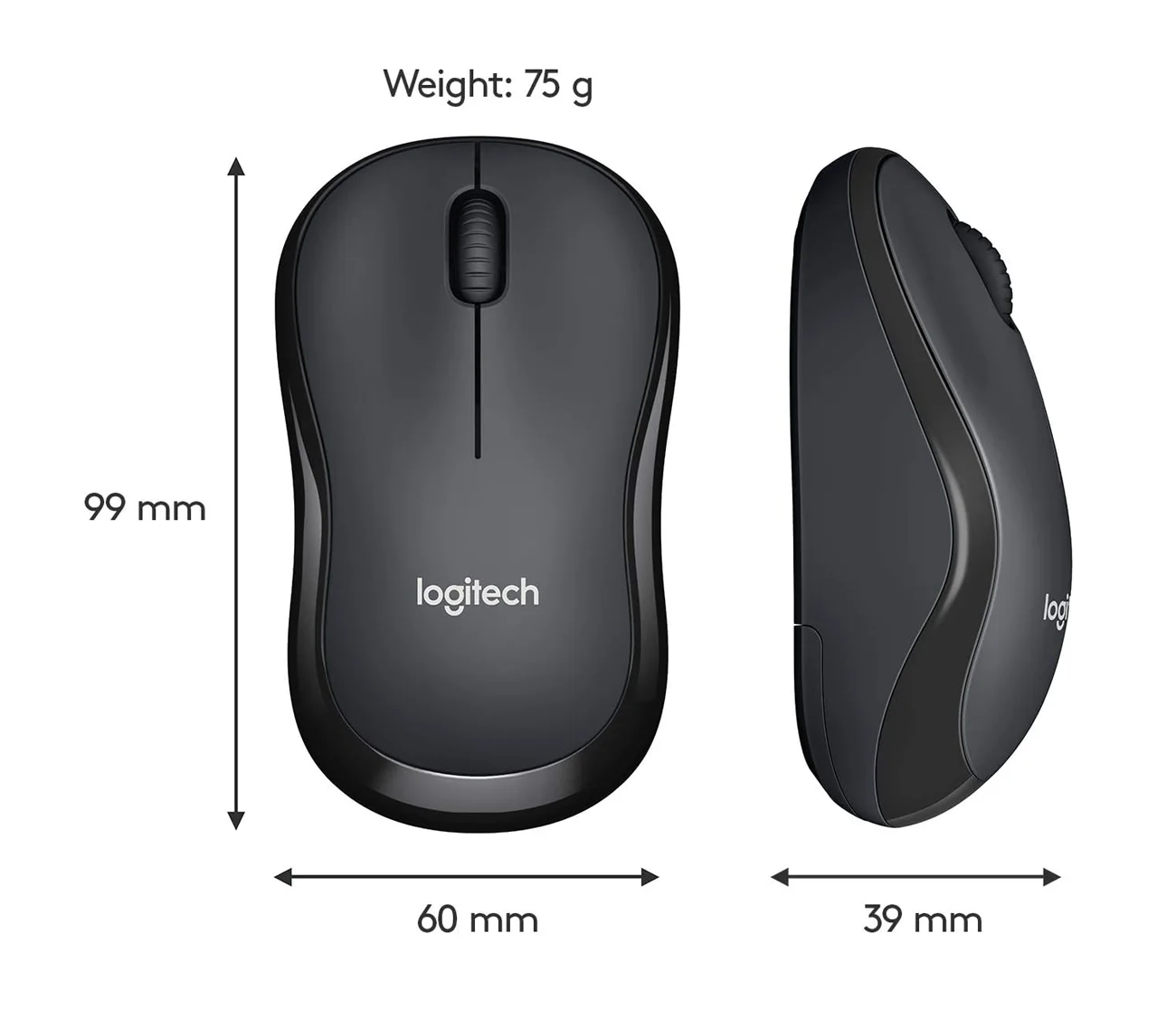 Logitech Silent Wireless Mouse M221 - Image 2