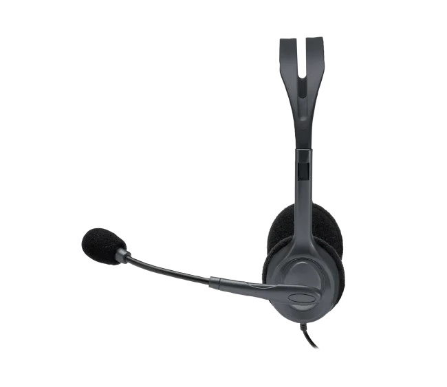 Logitech H111 Stereo Headset – Black (3.5mm Jack) - Image 3