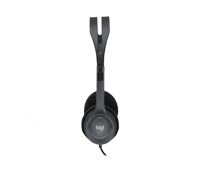 Logitech H111 Stereo Headset – Black (3.5mm Jack) - Image 4