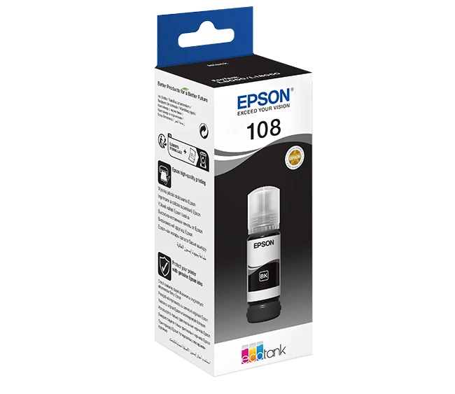 Epson 108 EcoTank Ink Bottle (70.0 ml) - Image 2