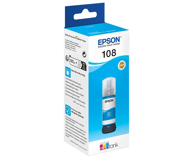 Epson 108 EcoTank Ink Bottle (70.0 ml) - Image 3